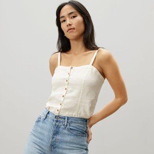 Everlane The Linen Picnic Top